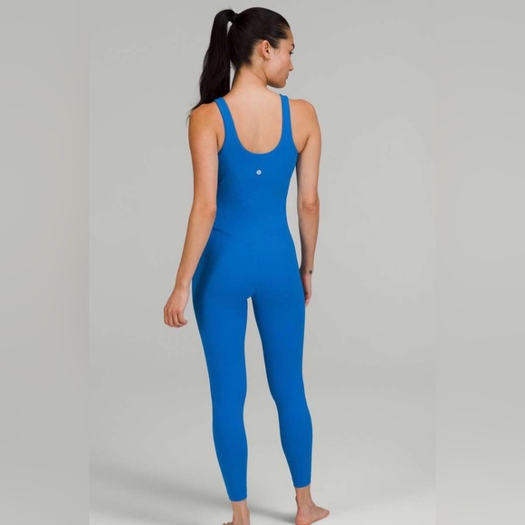 LULULEMON Athletics/ One-Piece Jumpsuit Bodysuit Size 8 Blue - Picture 3 of 8